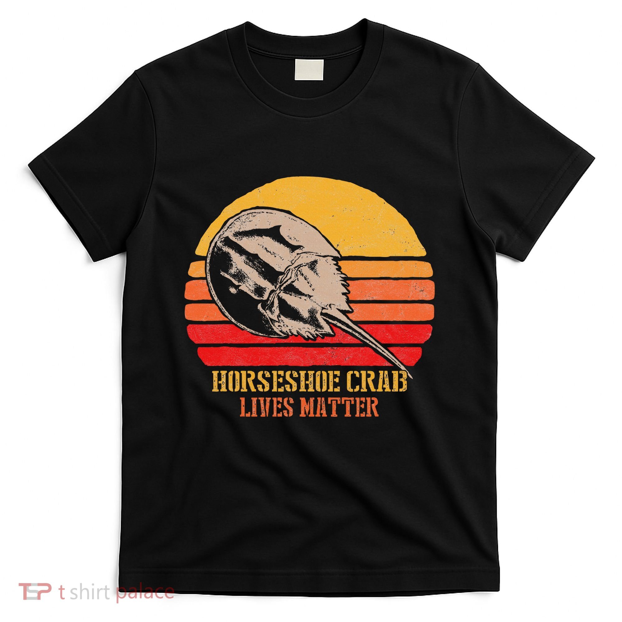 Vintage Retro Horseshoe Crab Lives Matter T-Shirt