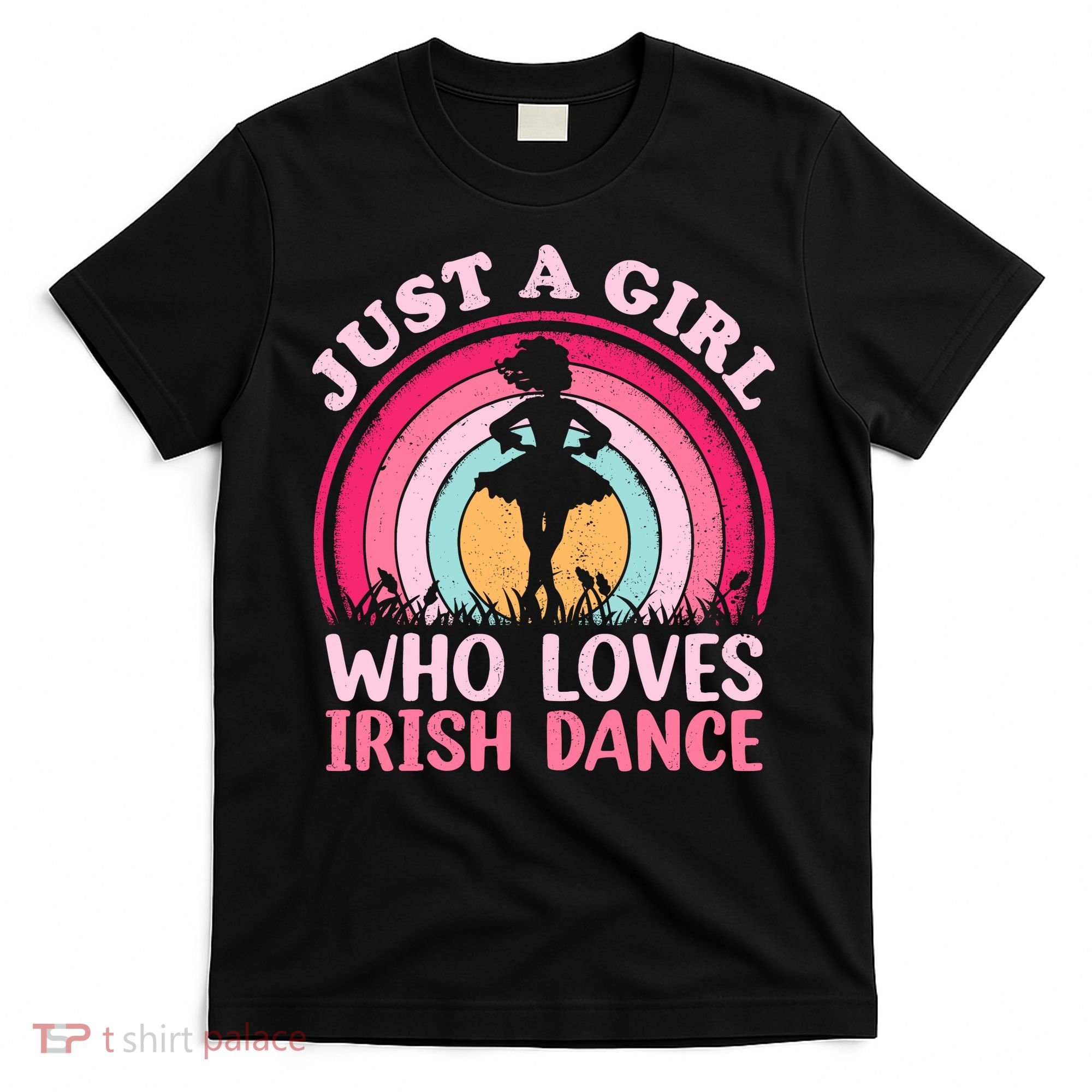 Vintage Retro Irish Dance Just A Girl Who Loves Irish Dance T-Shirt