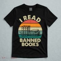 VINTAGE RETRO I READ BANNED BOOKS T-Shirt thumb 5