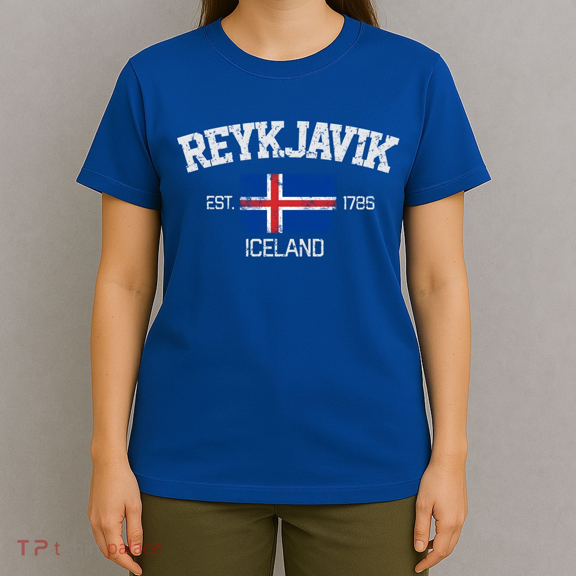 Vintage Reykjavik Iceland Souvenir Gift Great Gift T-Shirt