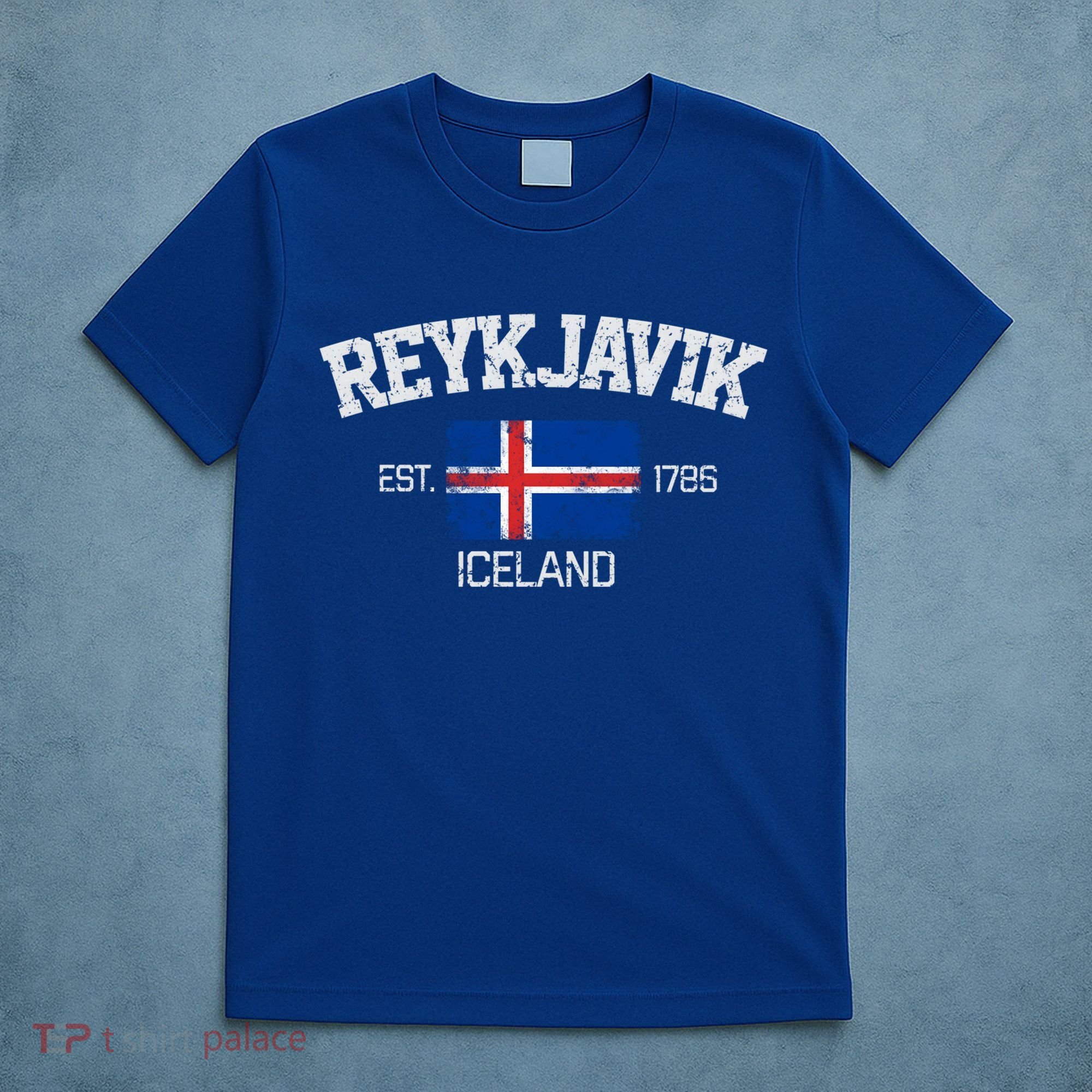 Vintage Reykjavik Iceland Souvenir Gift Great Gift T-Shirt