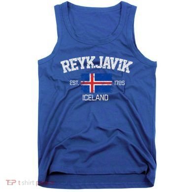 Vintage Reykjavik Iceland Souvenir Gift Great Gift Tank Top
