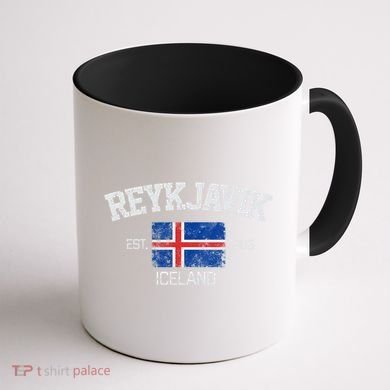 Vintage Reykjavik Iceland Souvenir Gift Coffee Mug back
