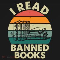 VINTAGE RETRO I READ BANNED BOOKS T-Shirt thumb 7