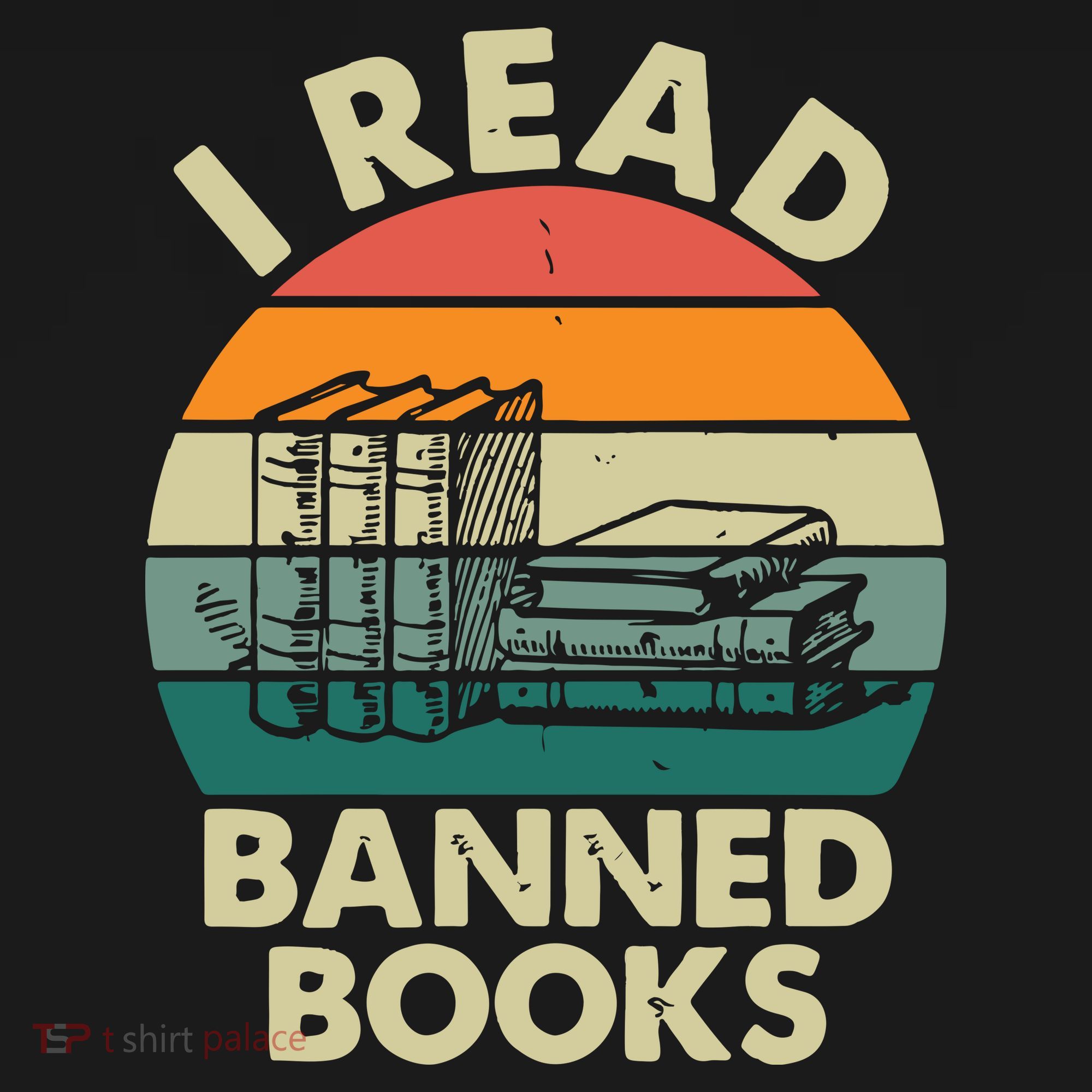 VINTAGE RETRO I READ BANNED BOOKS T-Shirt