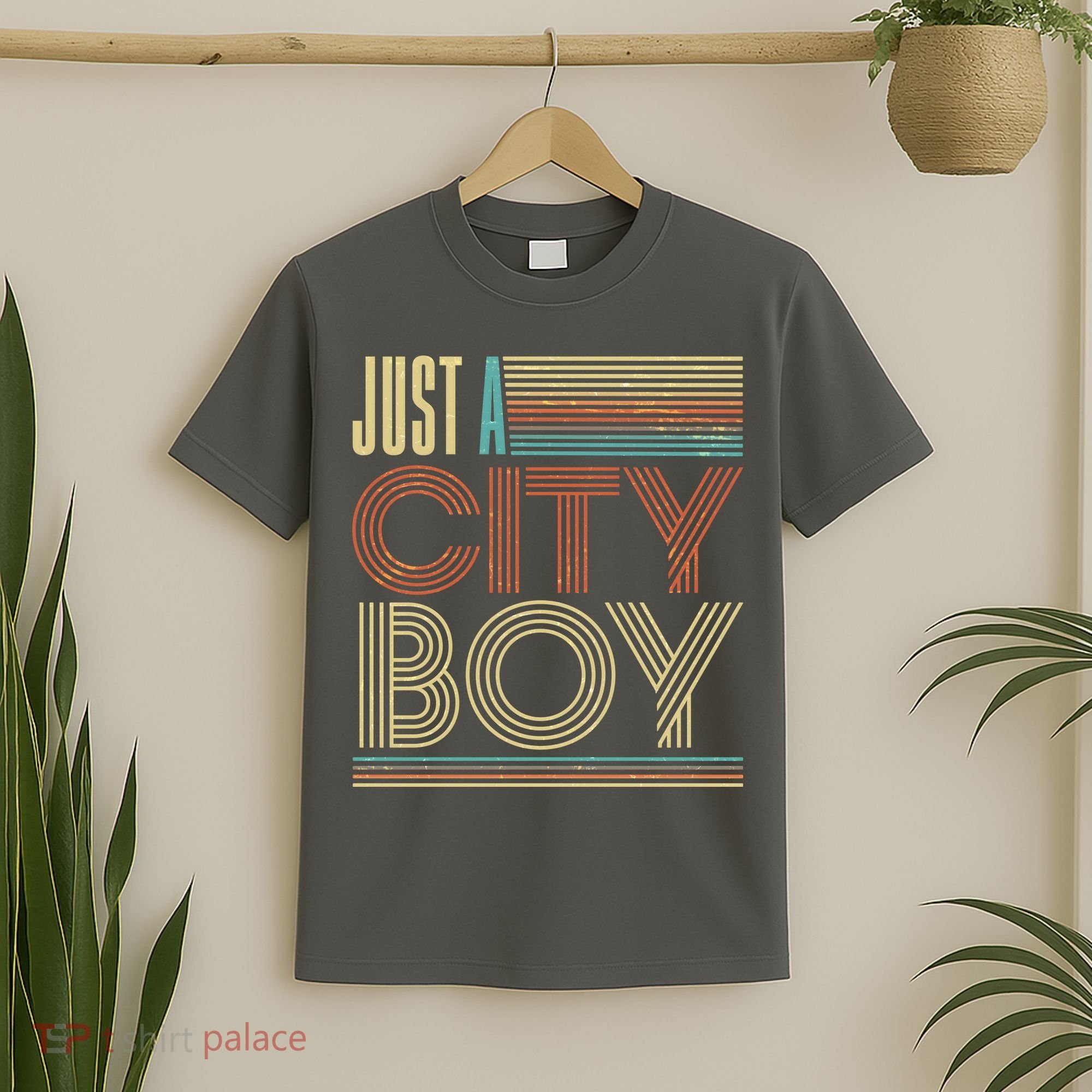 Vintage Retro Just A CityBoy T-Shirt