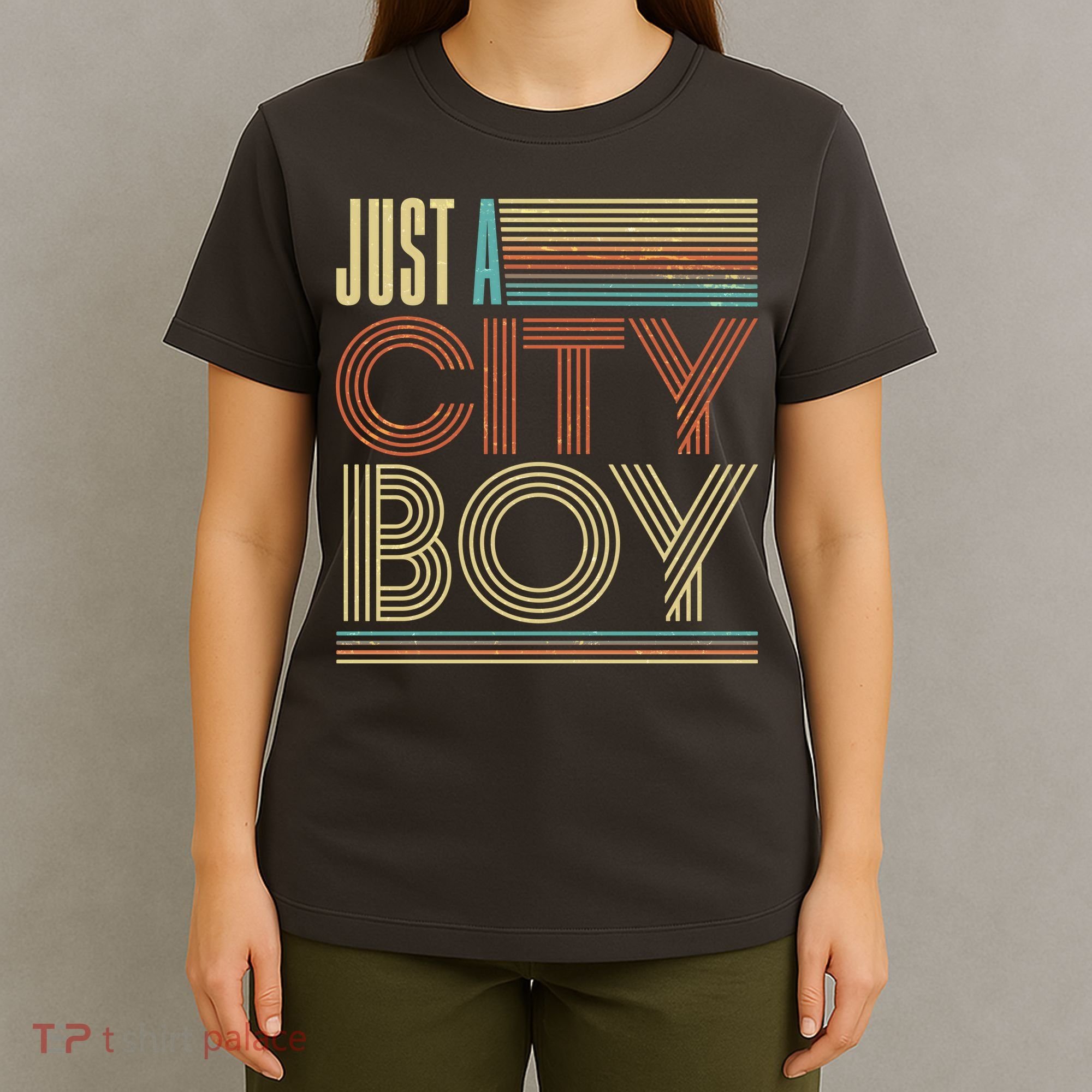 Vintage Retro Just A CityBoy T-Shirt