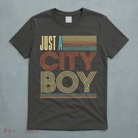Vintage Retro Just A CityBoy T-Shirt thumb 5