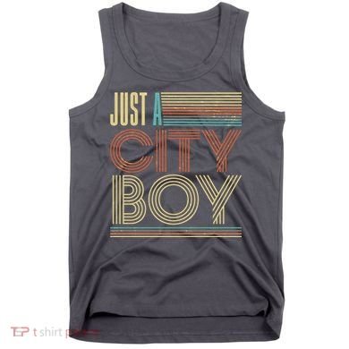 Vintage Retro Just A CityBoy Tank Top