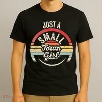 Vintage Retro Just A Small Town T-Shirt thumb 3