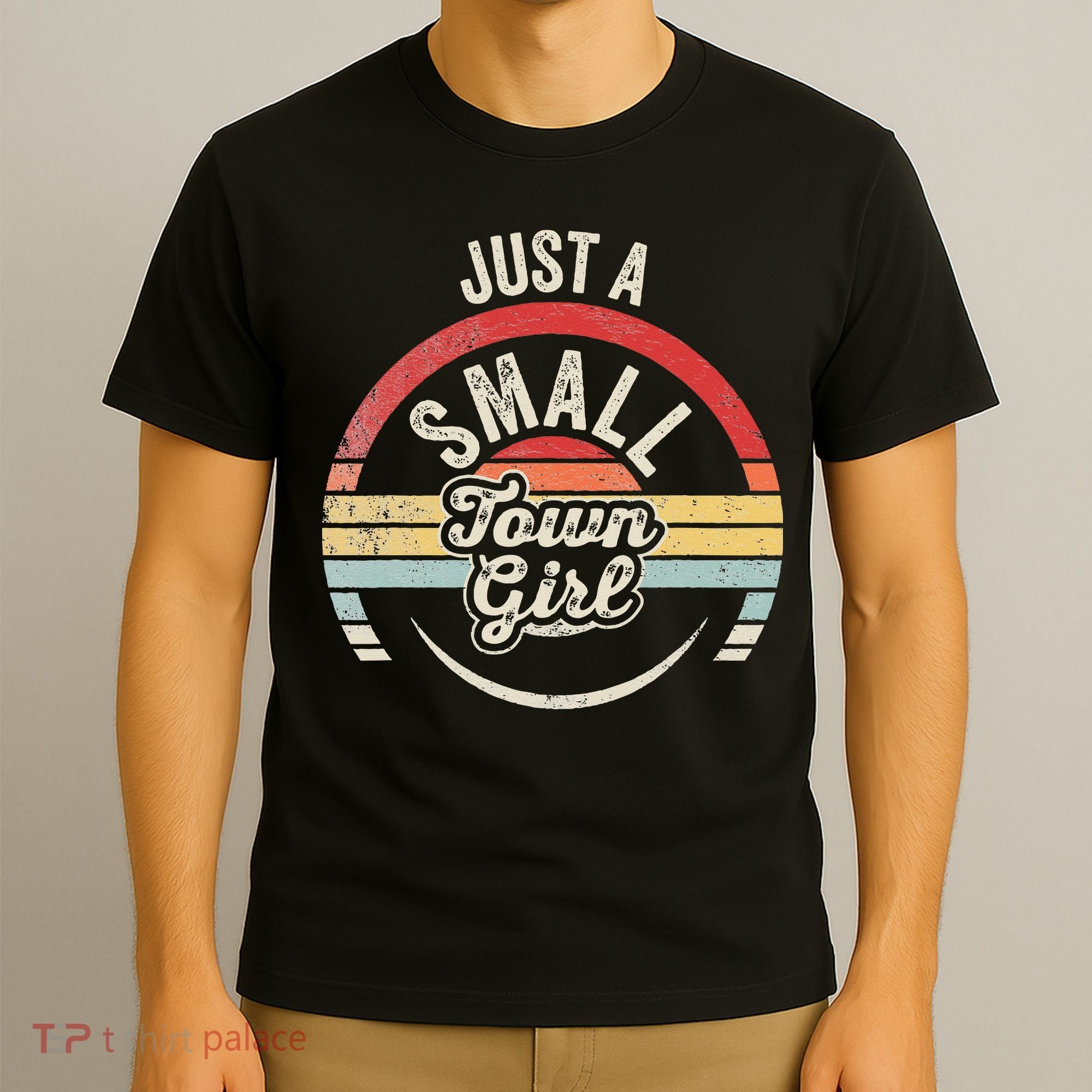 Vintage Retro Just A Small Town T-Shirt