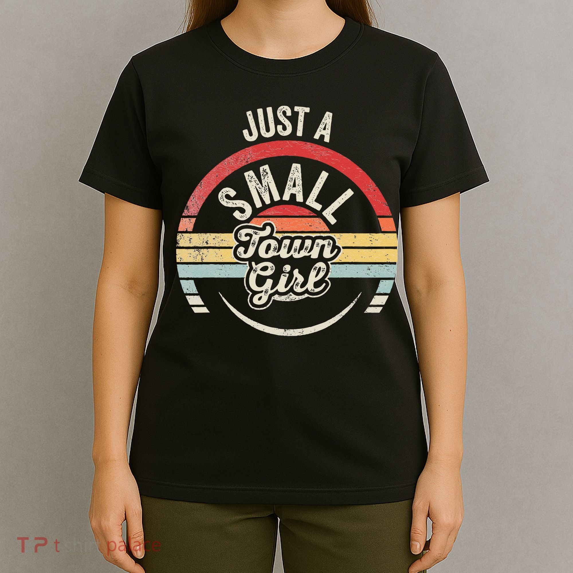 Vintage Retro Just A Small Town T-Shirt