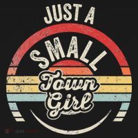 Vintage Retro Just A Small Town T-Shirt thumb 7