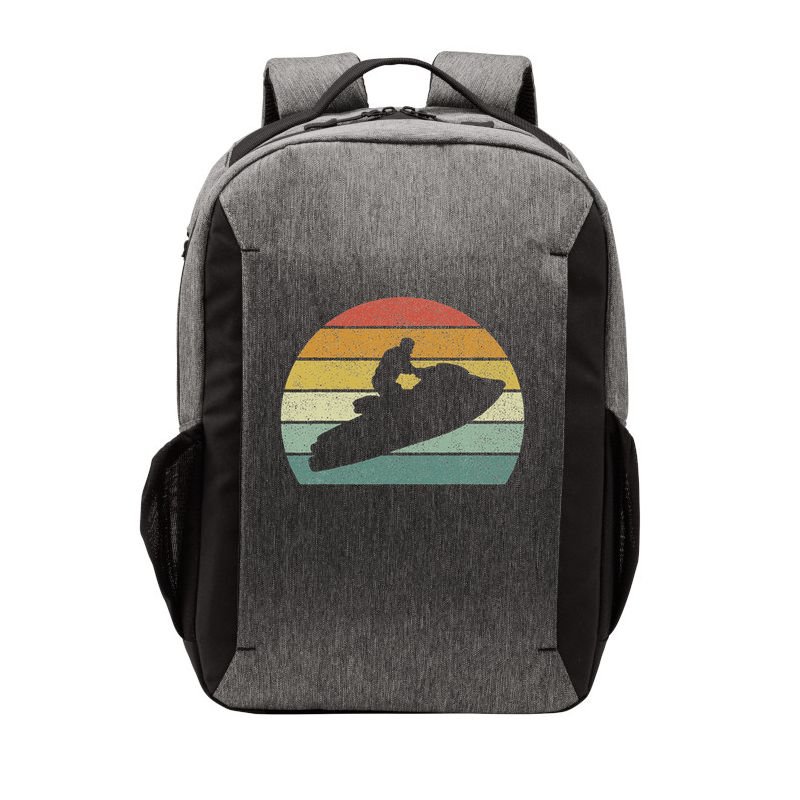 Vintage Retro Jet Ski Athletic Beach Summer Sports Jet Ski Vector Backpack