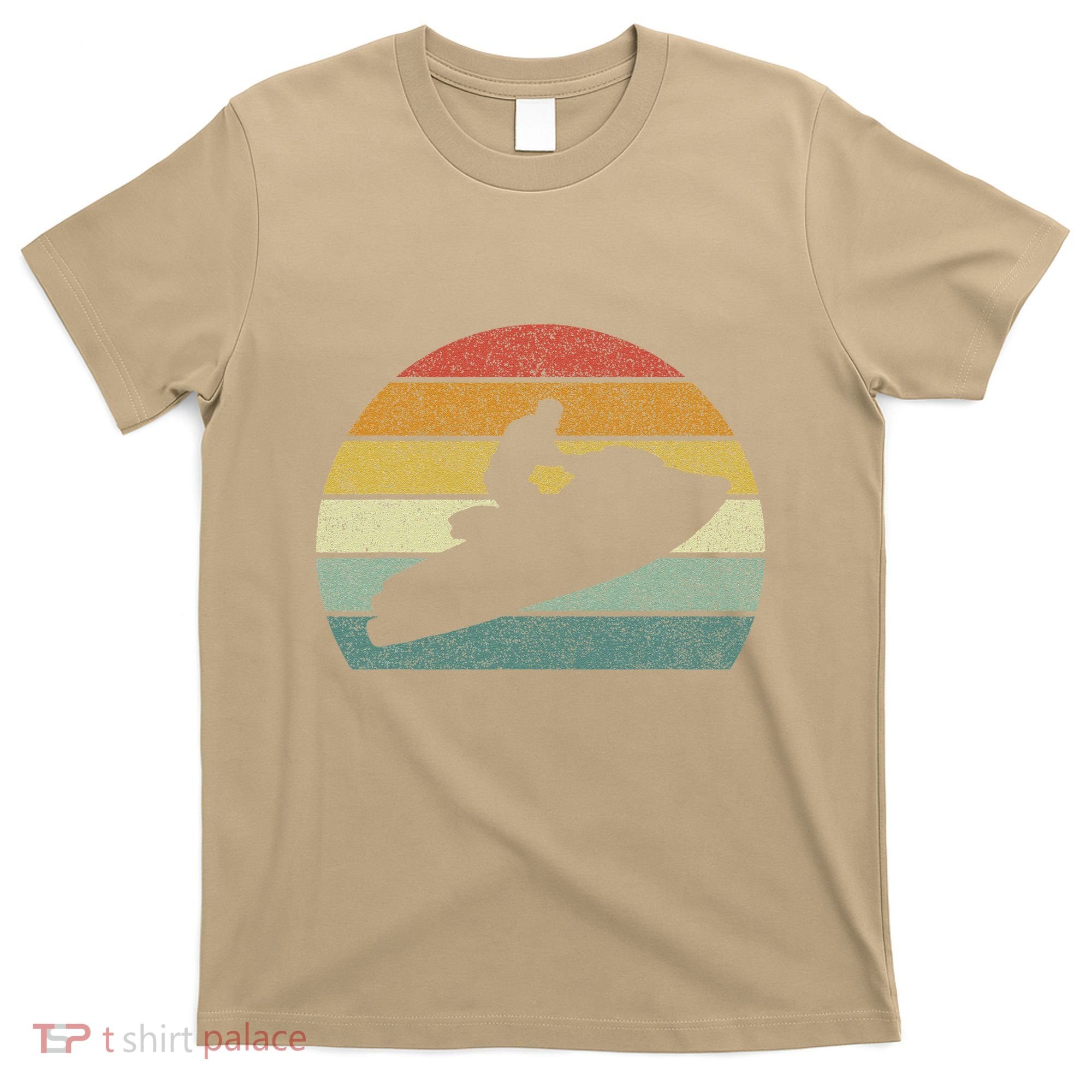 Vintage Retro Jet Ski Athletic Beach Summer Sports Jet Ski T-Shirt
