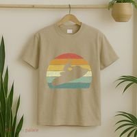 Vintage Retro Jet Ski Athletic Beach Summer Sports Jet Ski T-Shirt thumb 2