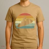 Vintage Retro Jet Ski Athletic Beach Summer Sports Jet Ski T-Shirt thumb 3