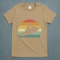 Vintage Retro Jet Ski Athletic Beach Summer Sports Jet Ski T-Shirt thumb 5