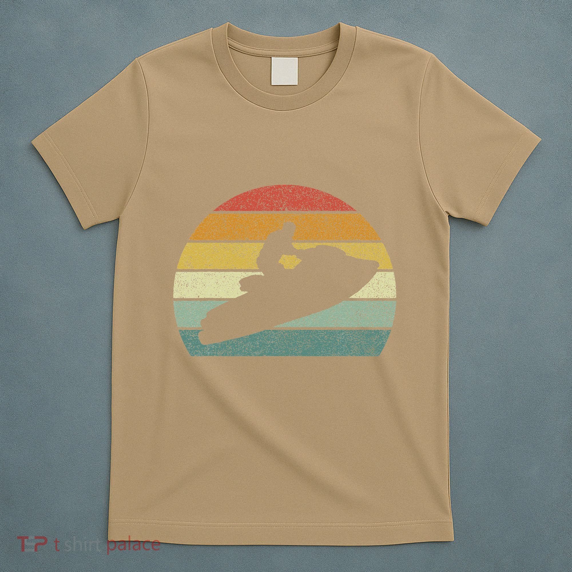 Vintage Retro Jet Ski Athletic Beach Summer Sports Jet Ski T-Shirt
