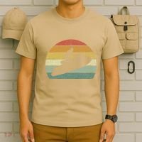 Vintage Retro Jet Ski Athletic Beach Summer Sports Jet Ski T-Shirt thumb 6