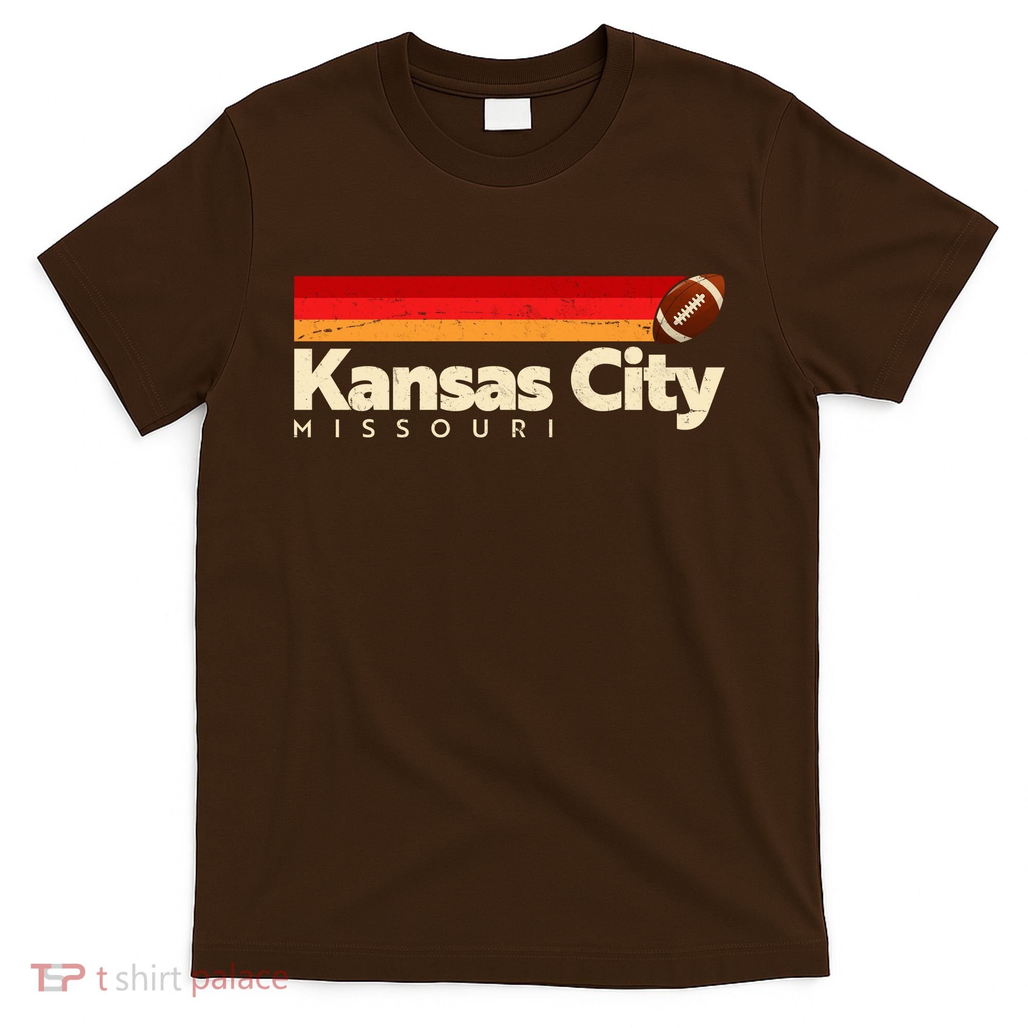 Vintage Retro Kansas City Missouri Football T-Shirt