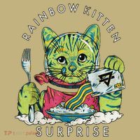 Vintage Rainbow Kitten Surprise Funny Cat Lover T-Shirt thumb 7