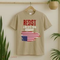 Vintage Resist Like Its 1938 Germany Flag Funny T-Shirt thumb 2