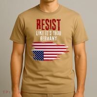 Vintage Resist Like Its 1938 Germany Flag Funny T-Shirt thumb 3
