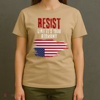Vintage Resist Like Its 1938 Germany Flag Funny T-Shirt thumb 4