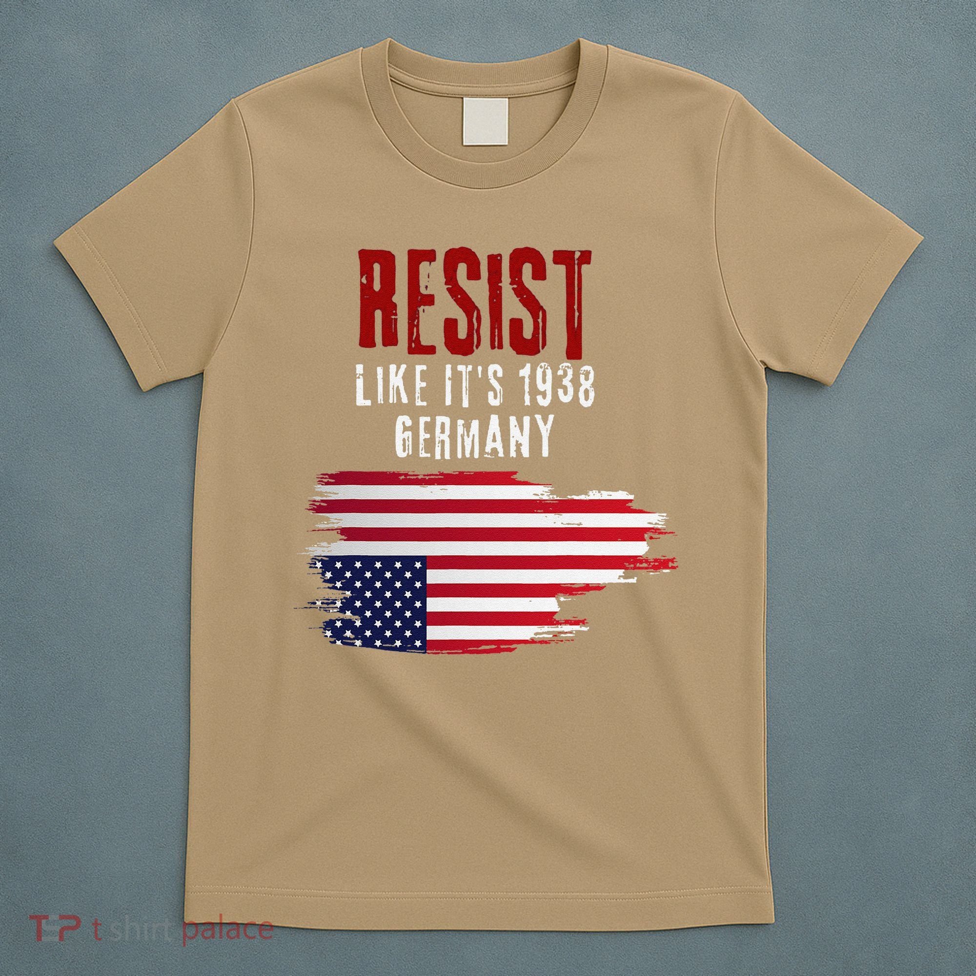 Vintage Resist Like Its 1938 Germany Flag Funny T-Shirt