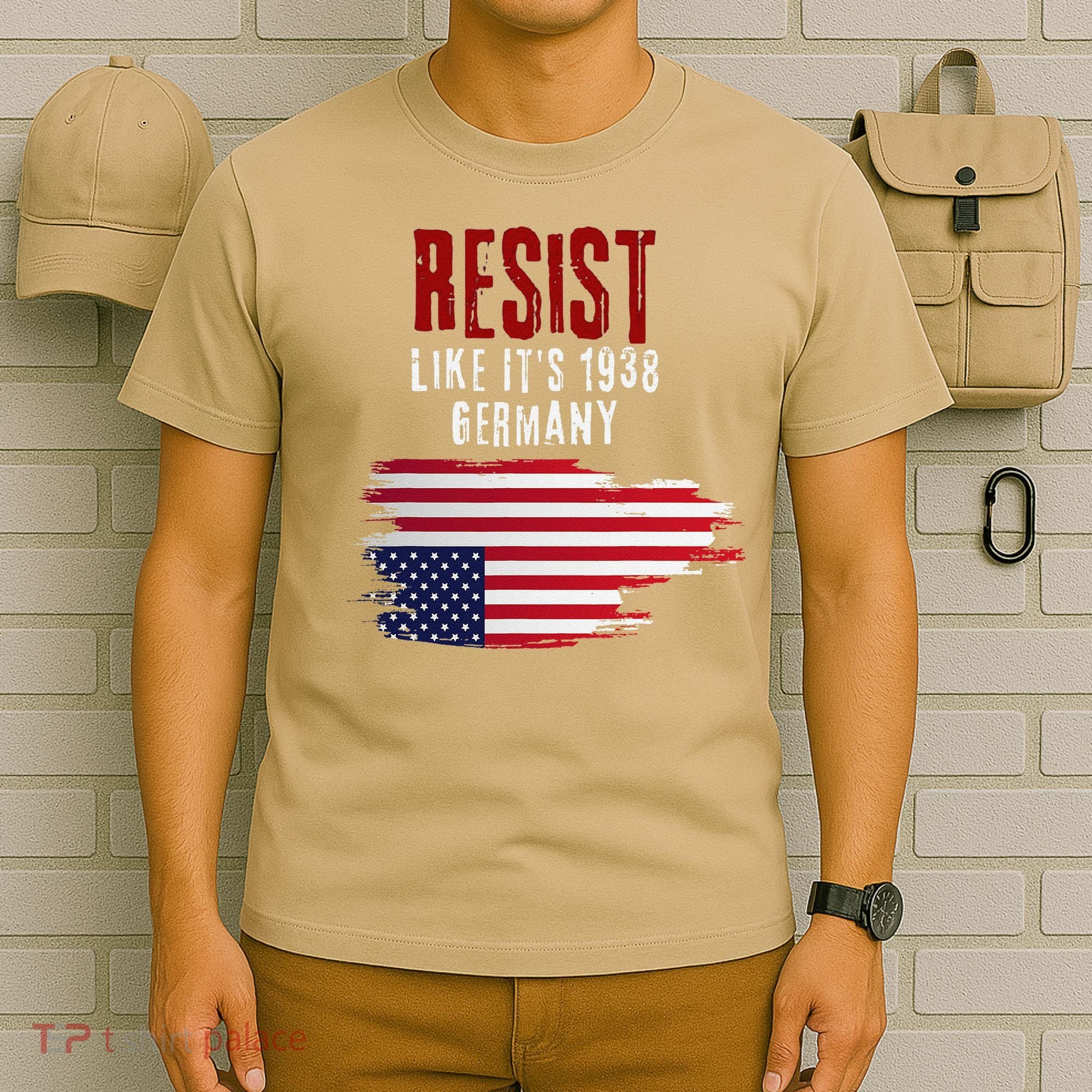 Vintage Resist Like Its 1938 Germany Flag Funny T-Shirt