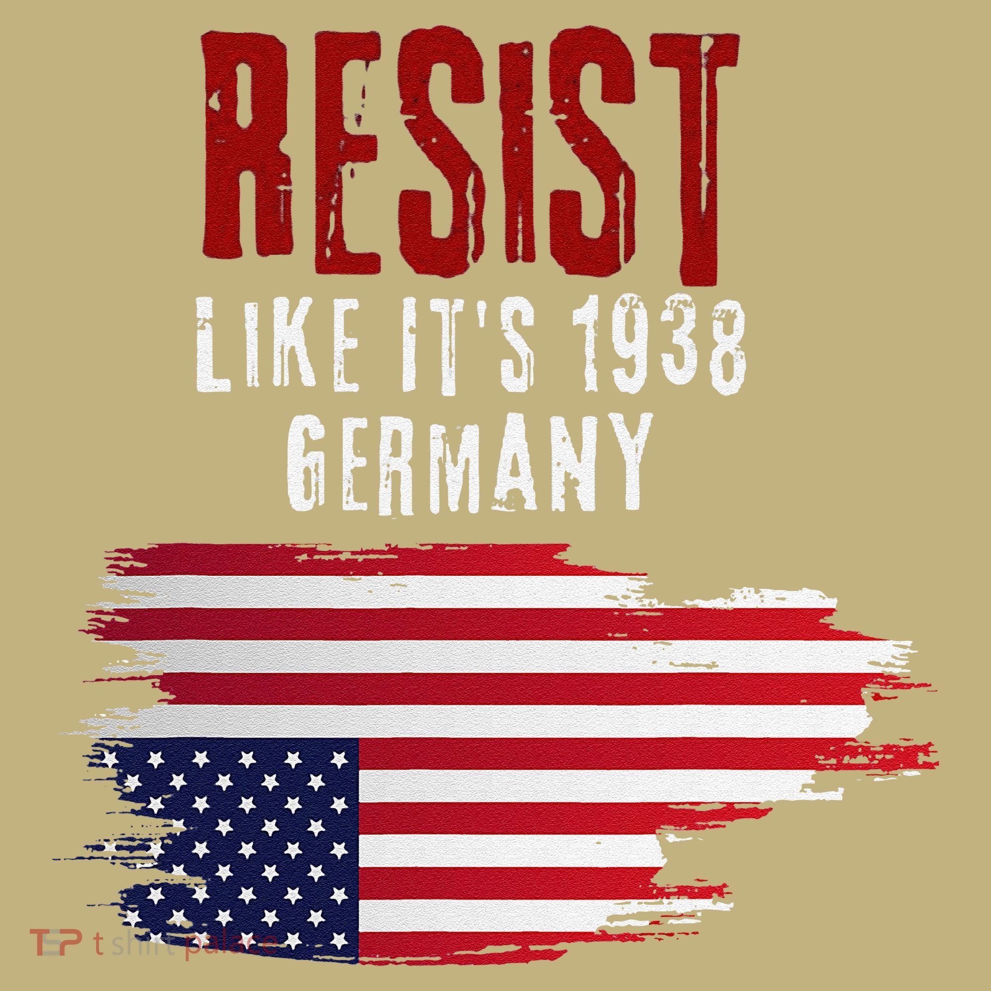 Vintage Resist Like Its 1938 Germany Flag Funny T-Shirt