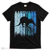 Vintage Retro Love Aardvark Silhouette Funny Animal Lover T-Shirt thumb 0
