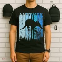Vintage Retro Love Aardvark Silhouette Funny Animal Lover T-Shirt thumb 6