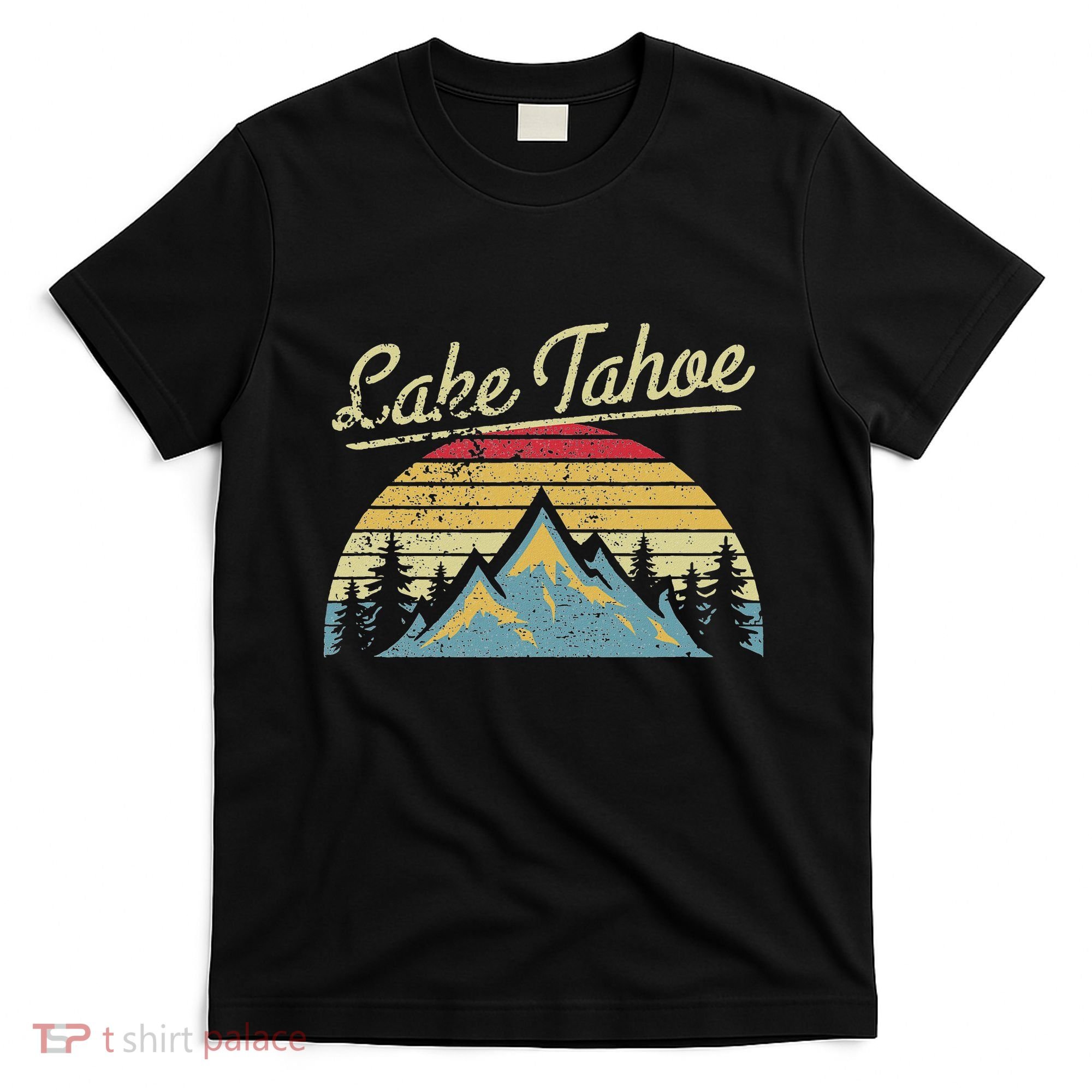Vintage Retro Lake Tahoe National Forest T-Shirt