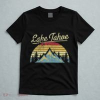 Vintage Retro Lake Tahoe National Forest T-Shirt thumb 5