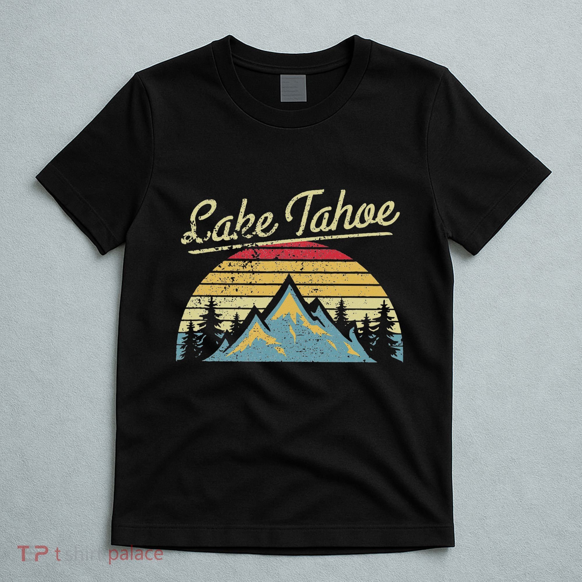 Vintage Retro Lake Tahoe National Forest T-Shirt