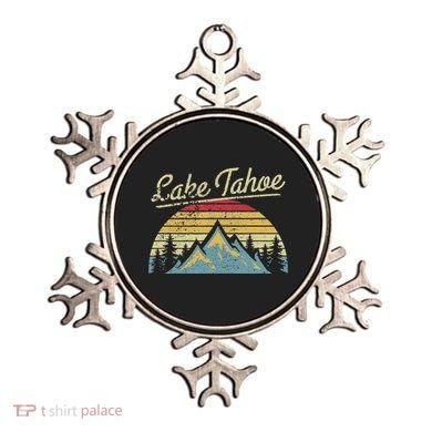 Vintage Retro Lake Tahoe National Forest Ornament