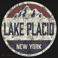 Vintage Retro Lake Placid New York Mountain Circle Ski T-Shirt thumb 7