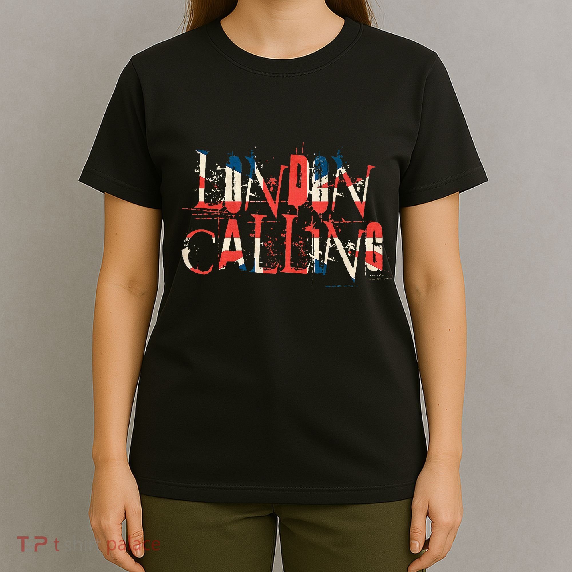 Vintage Retro London Calling T-Shirt