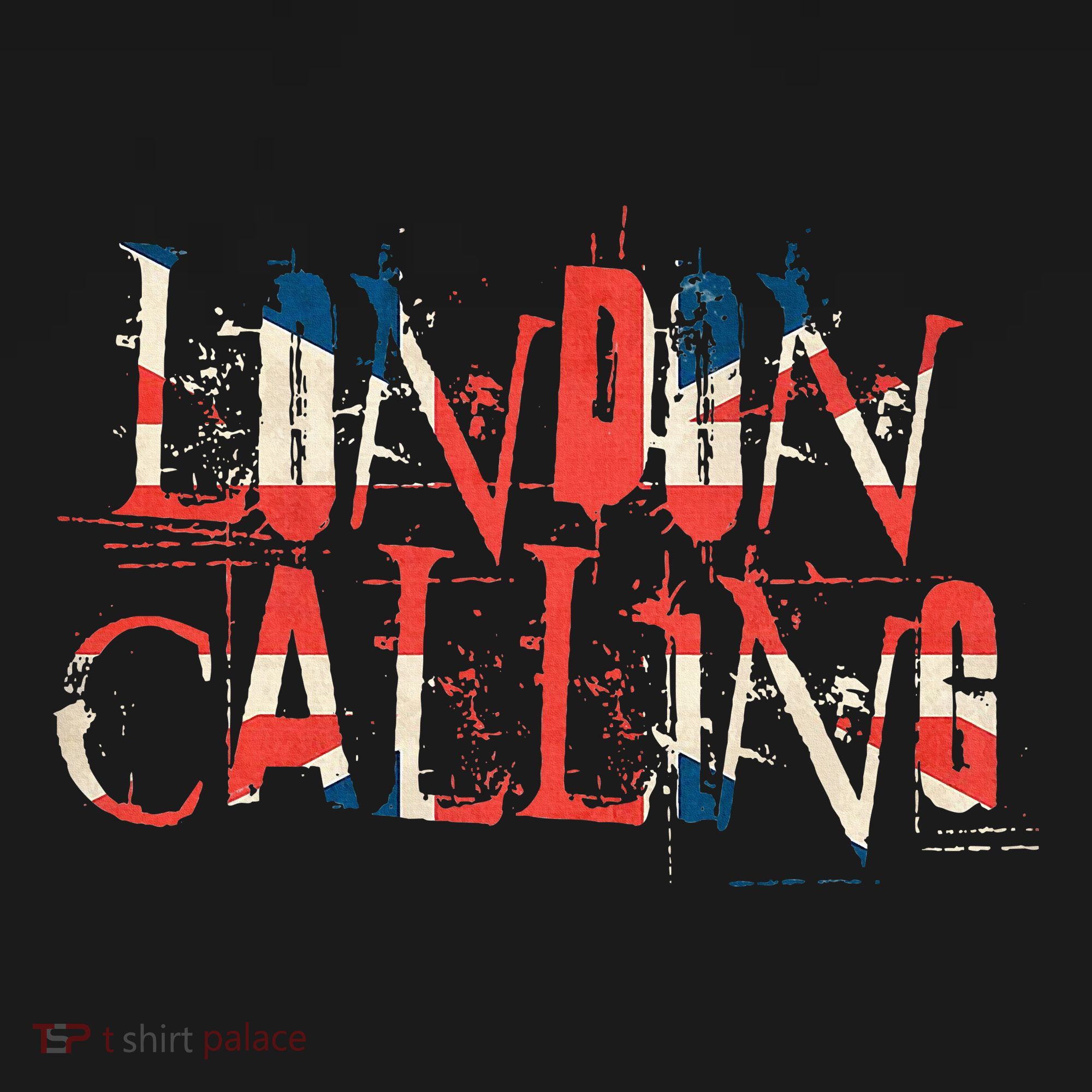 Vintage Retro London Calling T-Shirt