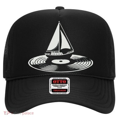 Vinyl Record Lover Yacht Rock 80s Retro Style Music Rock Hat