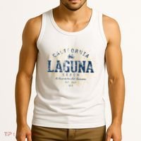 Vintage Retro Laguna Beach Tank Top thumb 3