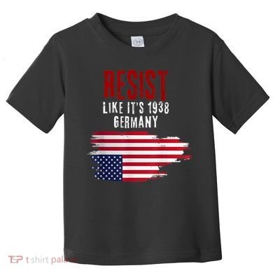Vintage Resist Like It'S 1938 Germany Flag Toddler T-Shirt