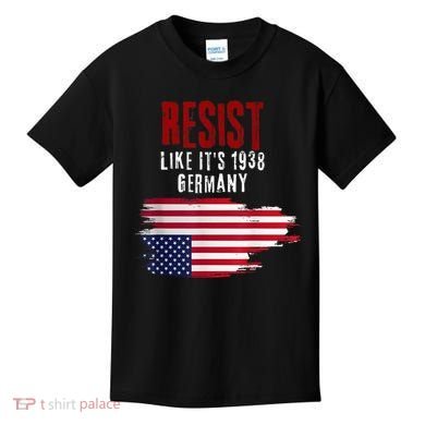 Vintage Resist Like It'S 1938 Germany Flag Kids T-Shirt