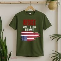Vintage Resist Like It'S 1938 Germany Flag T-Shirt thumb 2