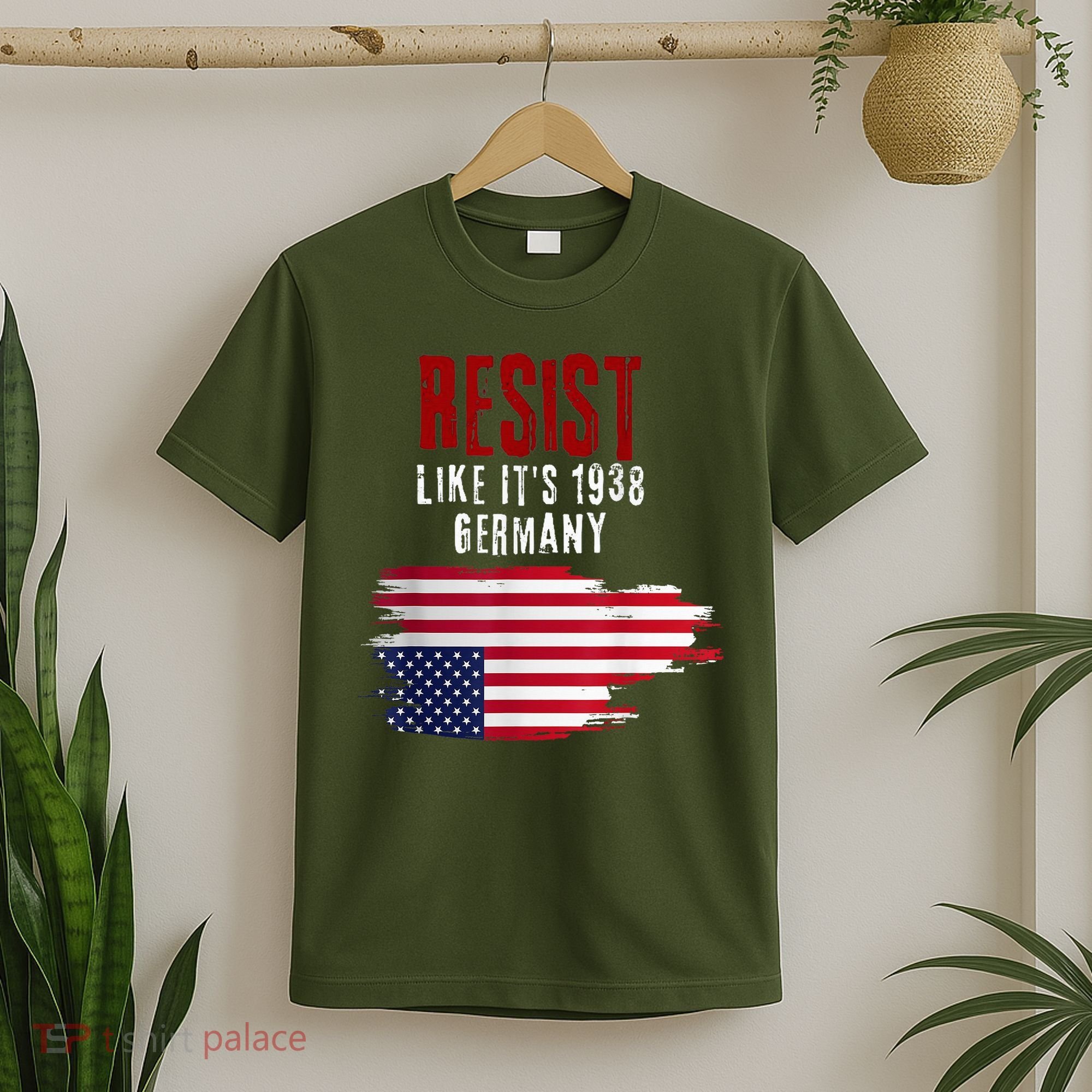 Vintage Resist Like It'S 1938 Germany Flag T-Shirt