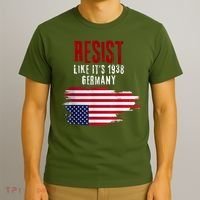 Vintage Resist Like It'S 1938 Germany Flag T-Shirt thumb 3