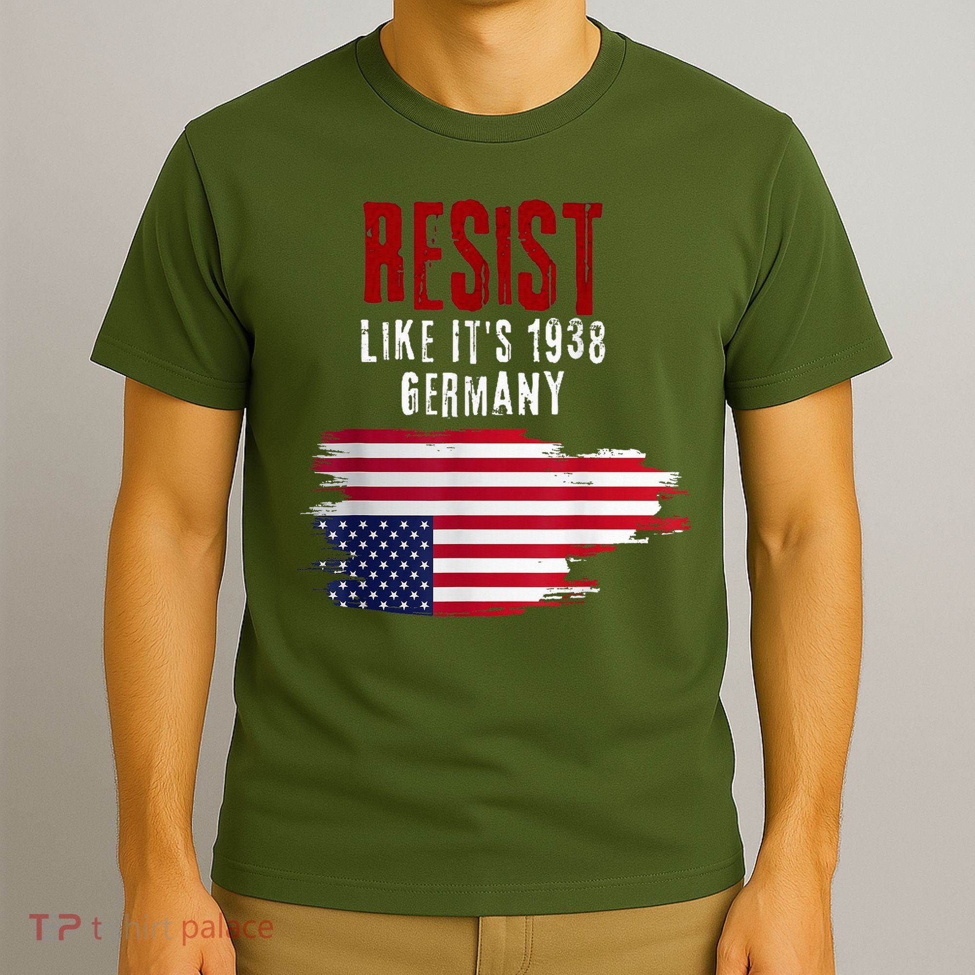 Vintage Resist Like It'S 1938 Germany Flag T-Shirt