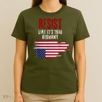 Vintage Resist Like It'S 1938 Germany Flag T-Shirt thumb 4